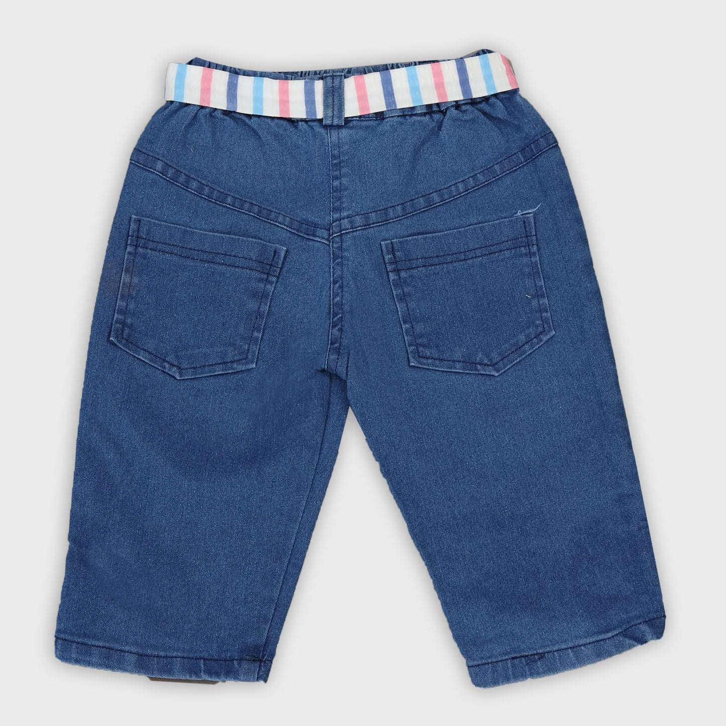 Girls Blue Capri Set - 2713