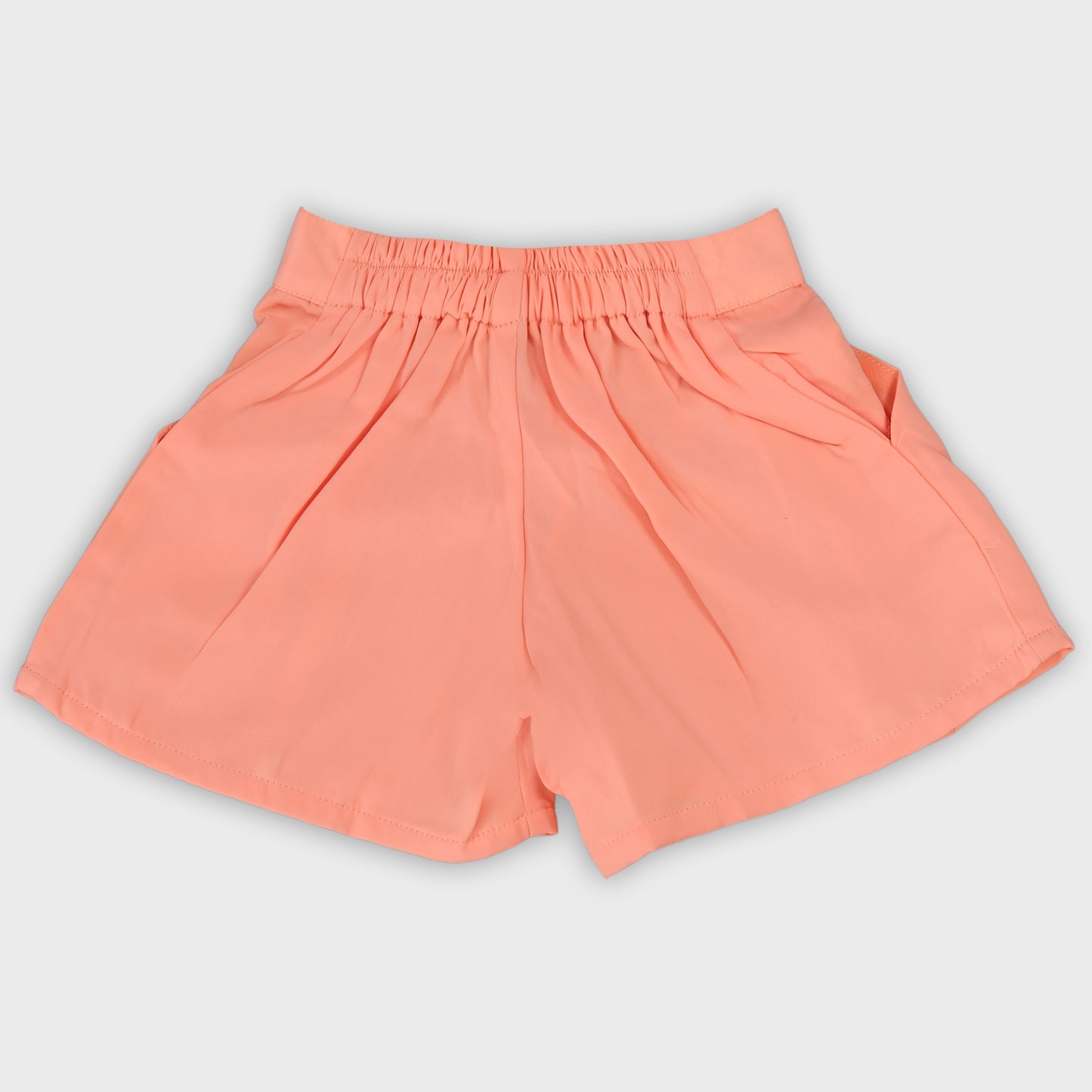 Girls Peach Shorts Set - 2649