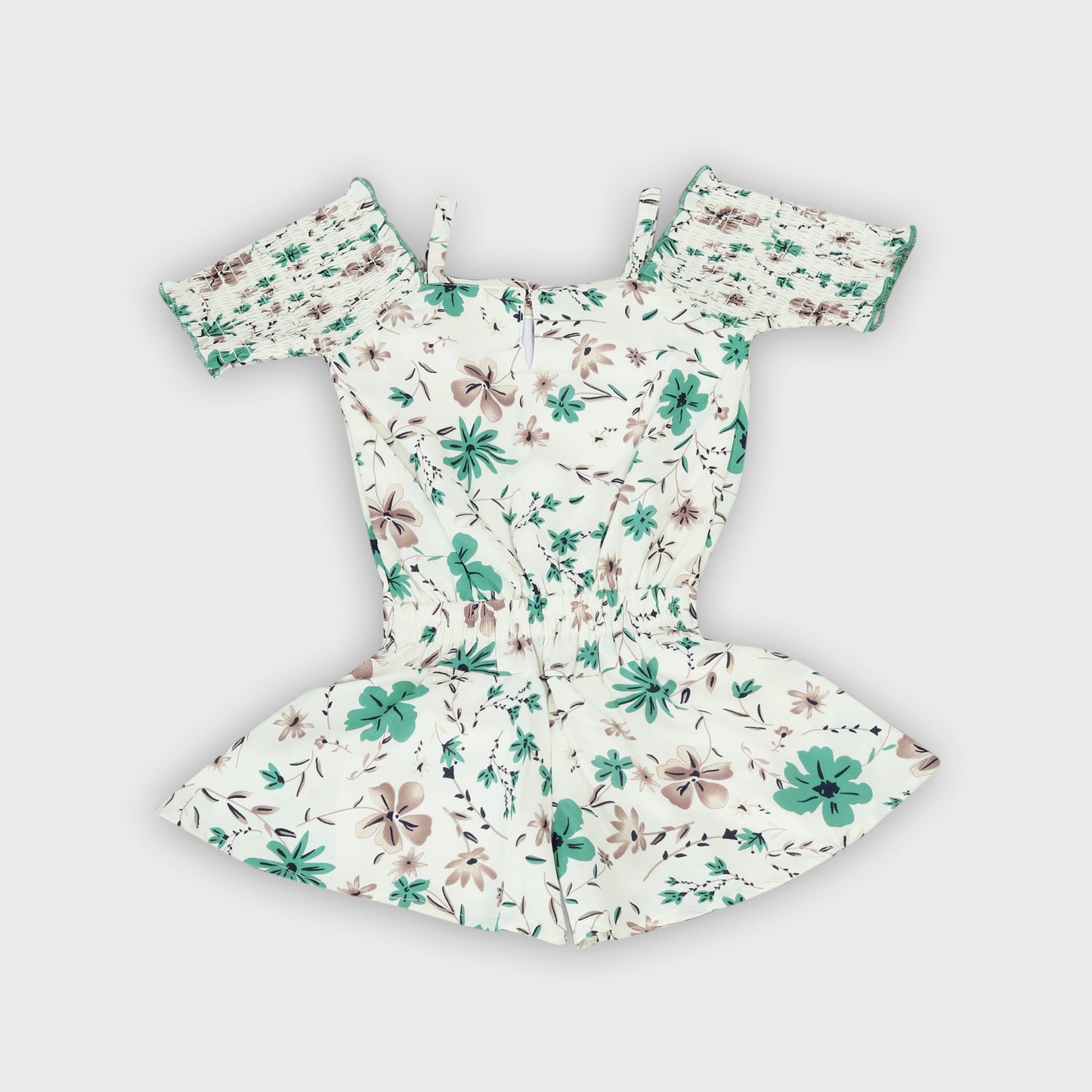 Girls Green Jumpsuit Set - 2709