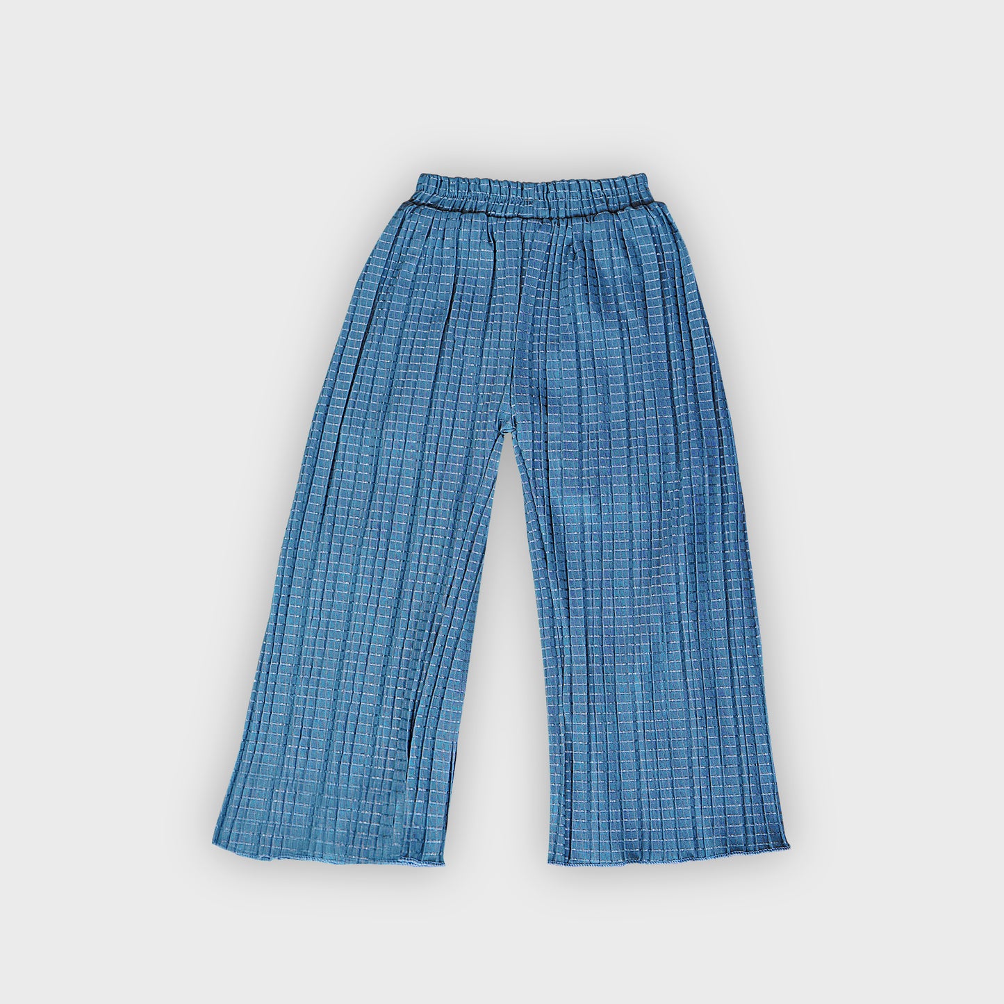 Girls Blue Culottes Set - 2230