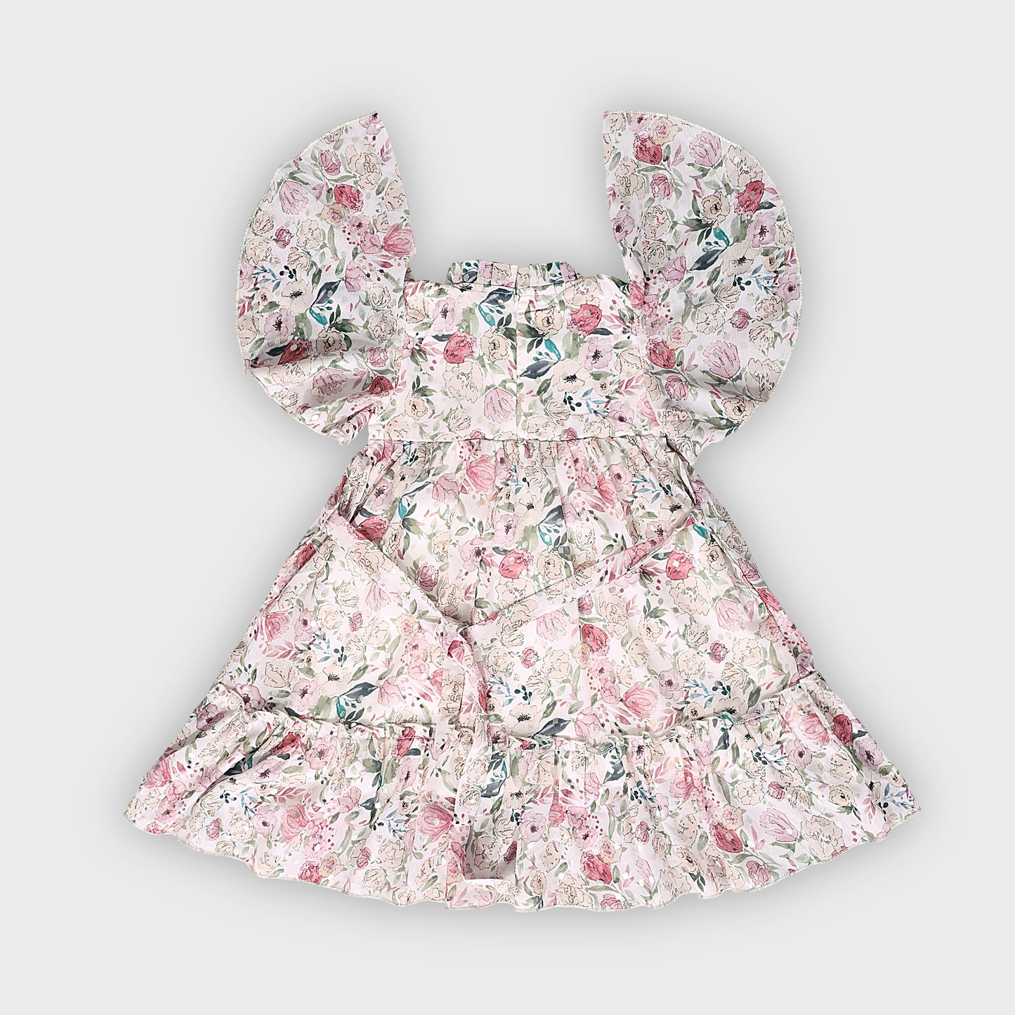 Girls Peach Dress - 2241