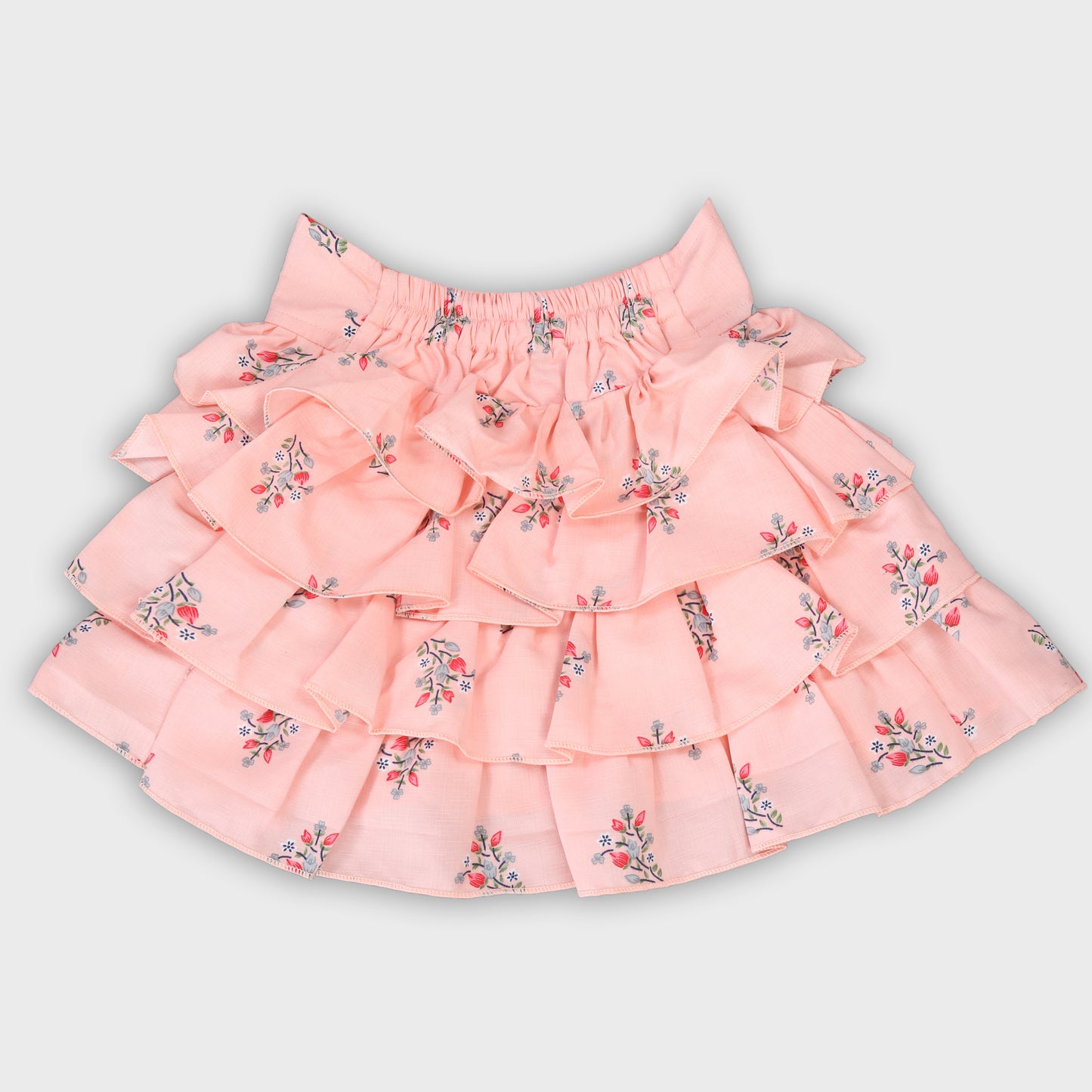 Girls Skirt Set - PEACH 2721