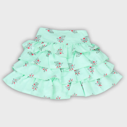 Girls Skirt Set - BLUE  2721