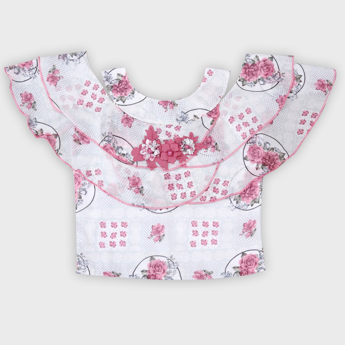 Girls Skirt Set  - PINK 2659-A