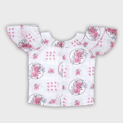 Girls Skirt Set  - PINK 2659-A