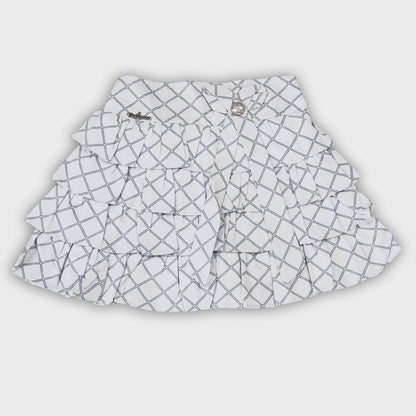 Girls Cotton Skirt Set- Black 2744