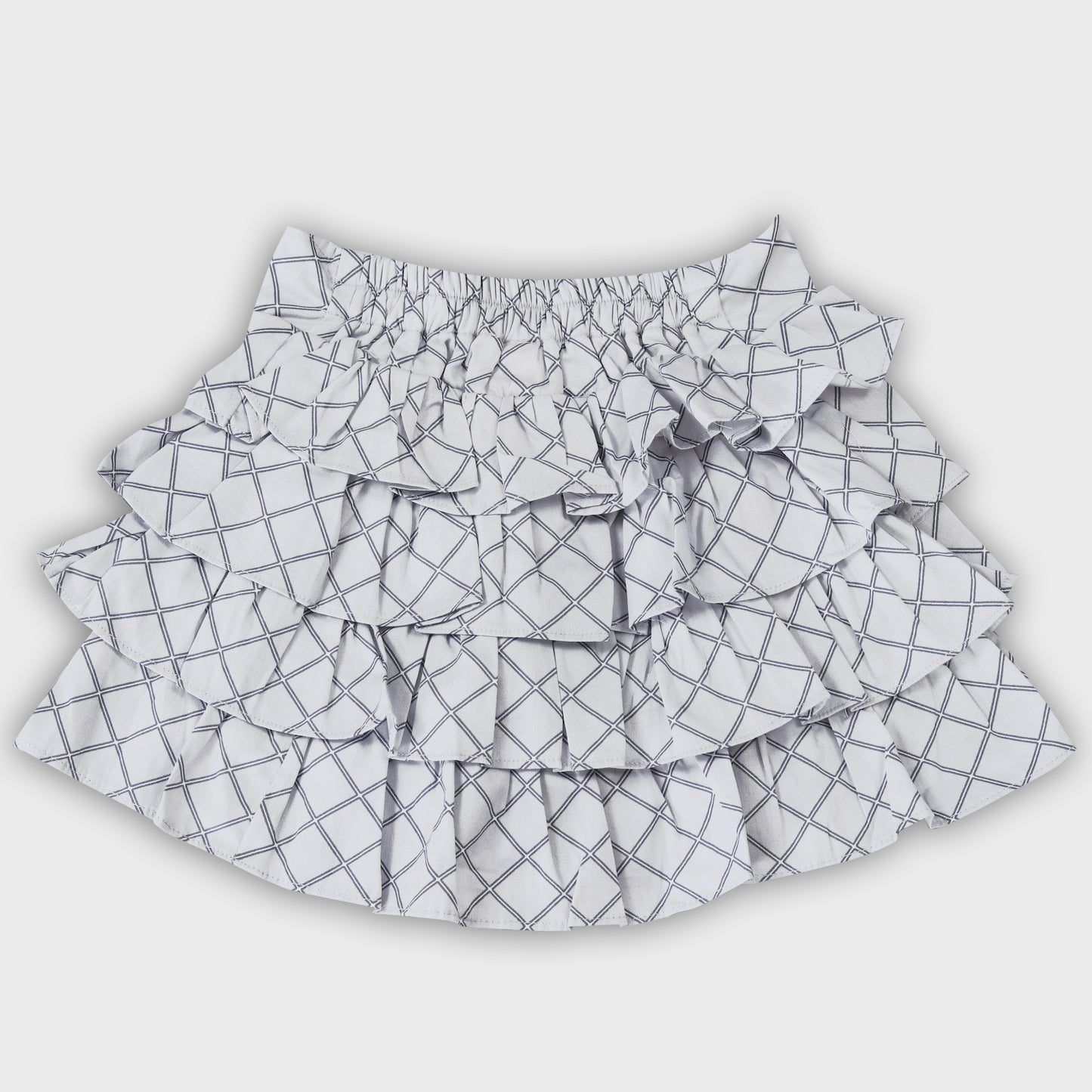 Girls Cotton Skirt Set- Black 2744