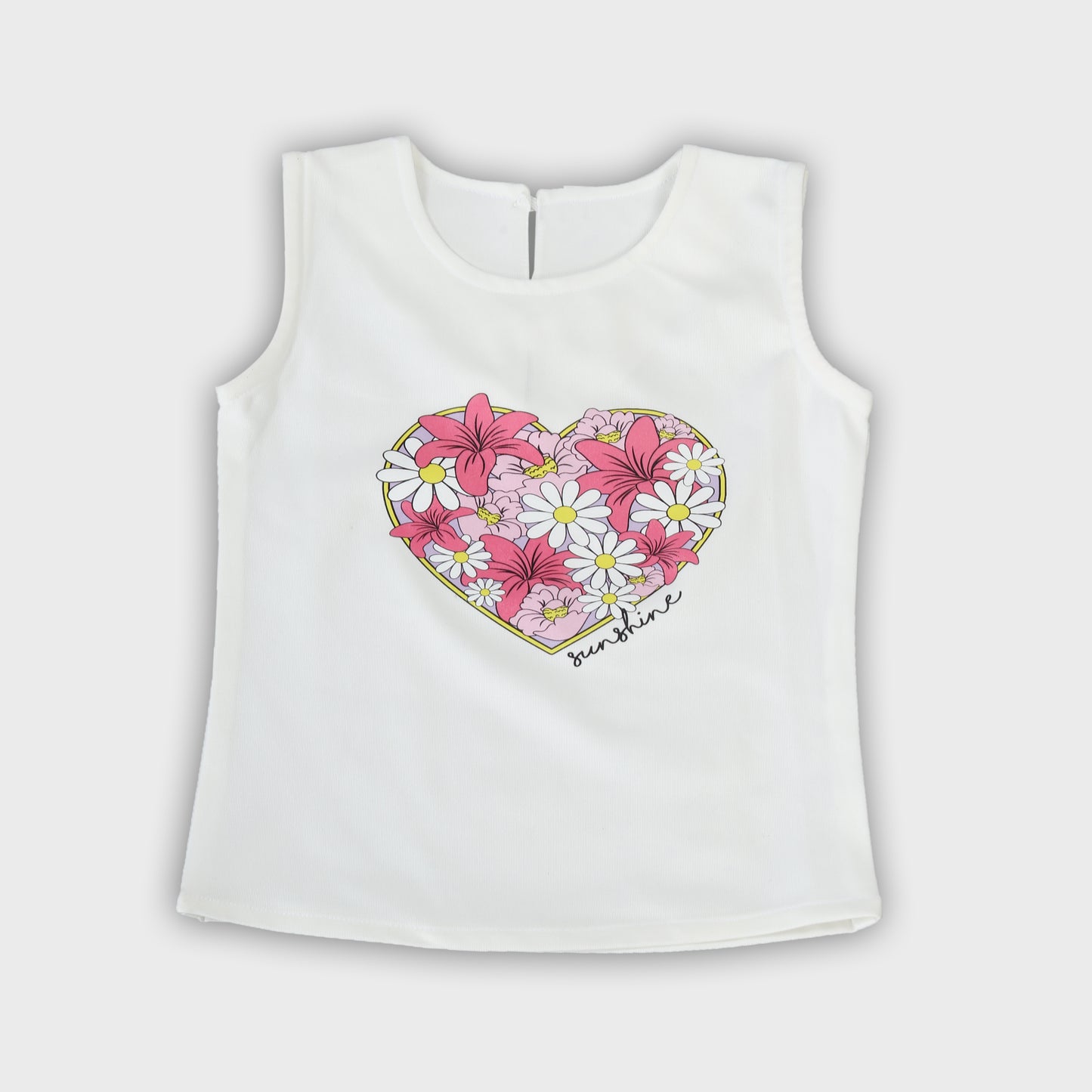 Girls Denim Skirt Set - 2717