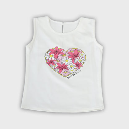 Girls Denim Skirt Set - 2717