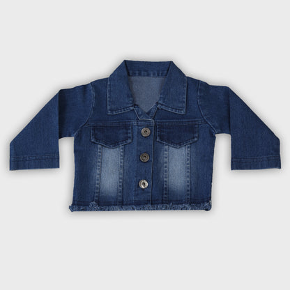 Girls Denim Skirt Set - 2717