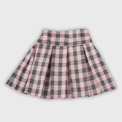 Girls Skirt Set - PEACH  2698