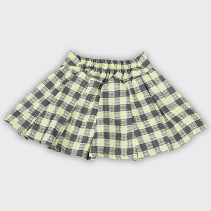 Girls Skirt Set  - LEMON 2698