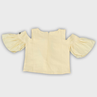 Girls Skirt Set  - LEMON 2698