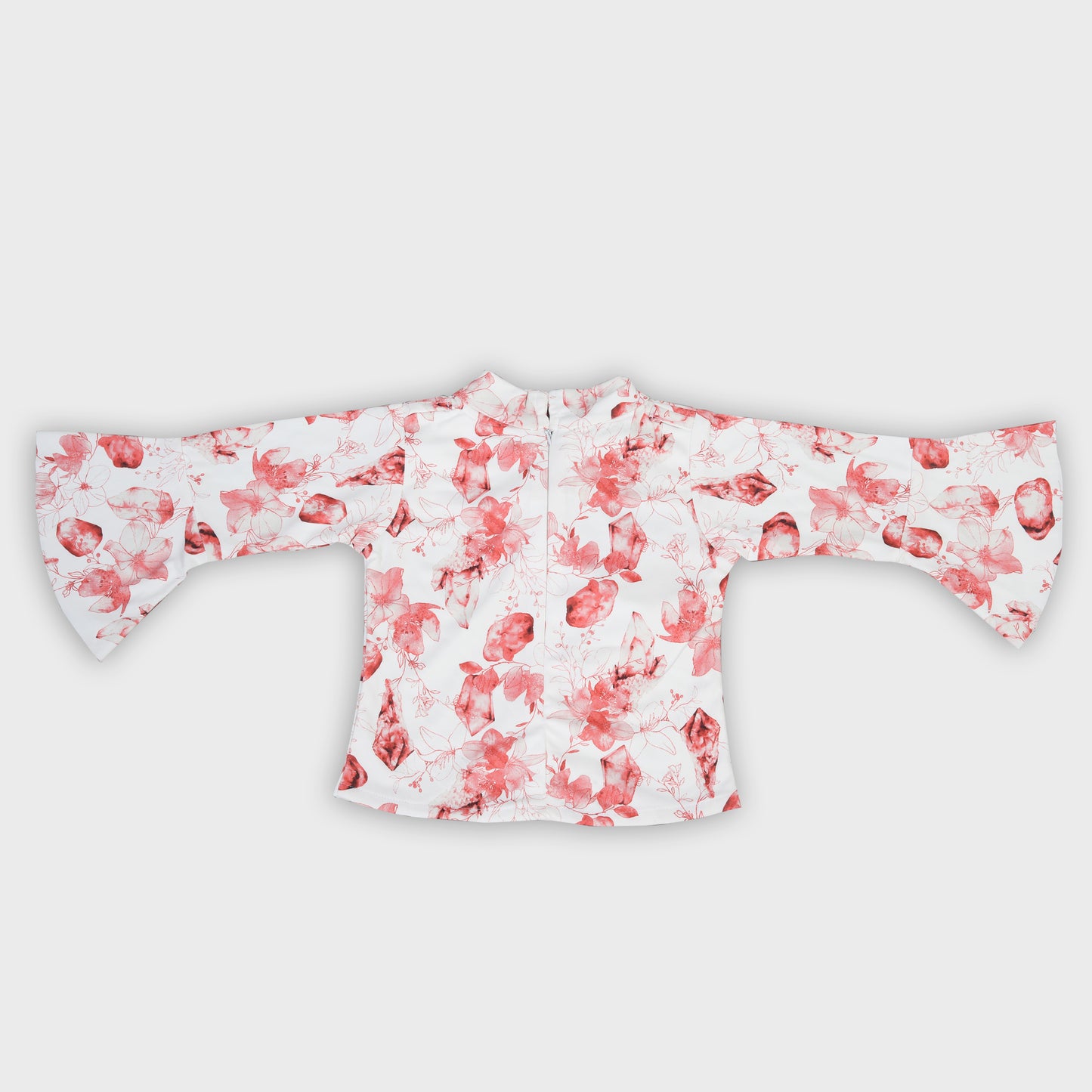 Girls Red Dungree Set - 2239