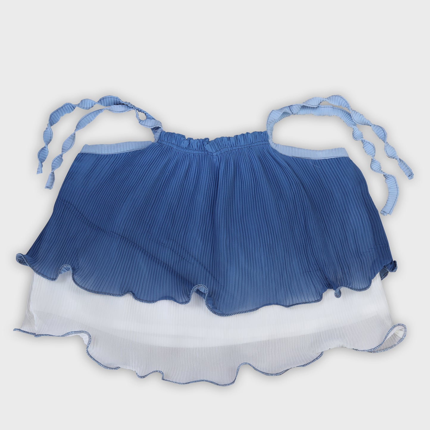 Girls Blue Skirt Set - 2707