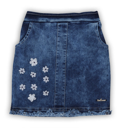 Girls Wine Skirt Set - 2707