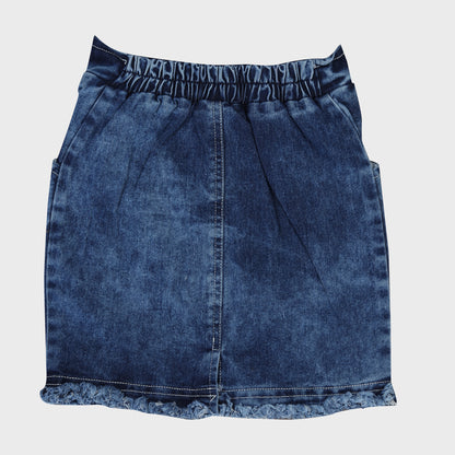 Girls Wine Skirt Set - 2707