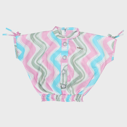 Girls Pink Shorts Set  - 2734