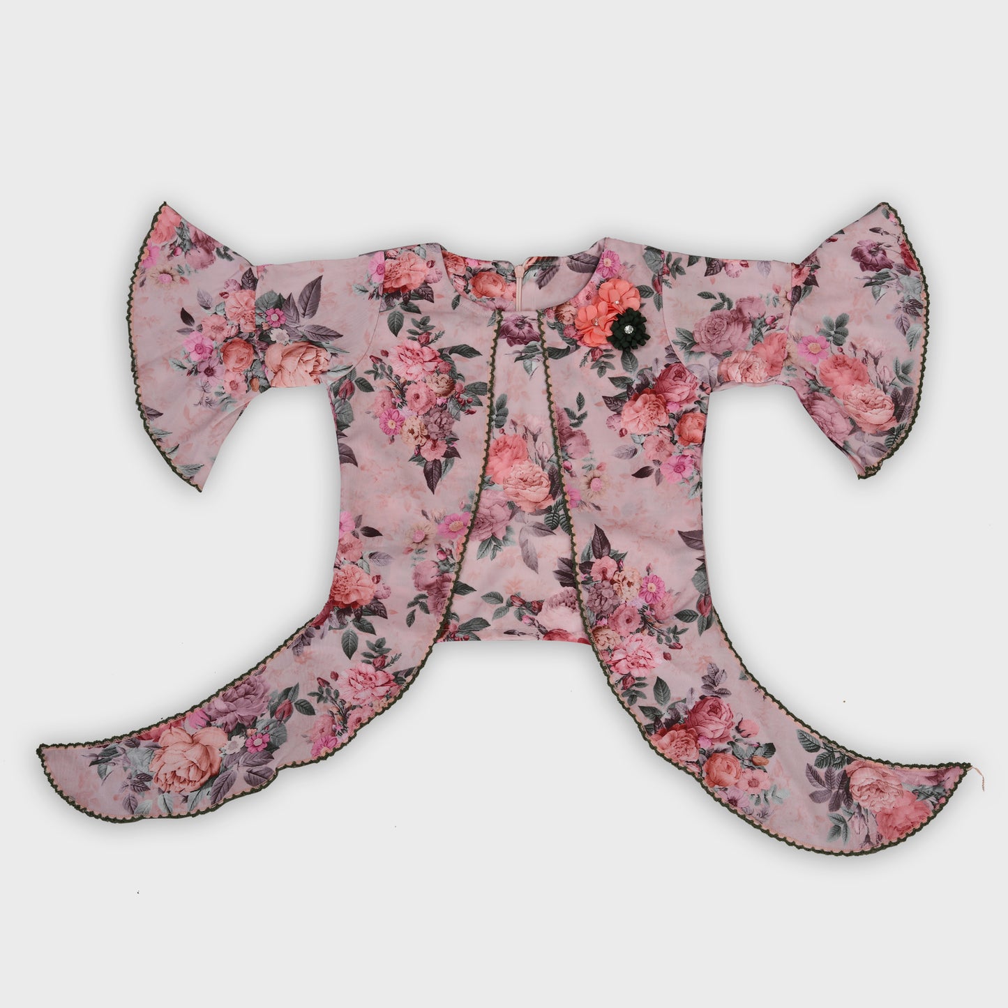 Girls Pink Skirt Set - 2683