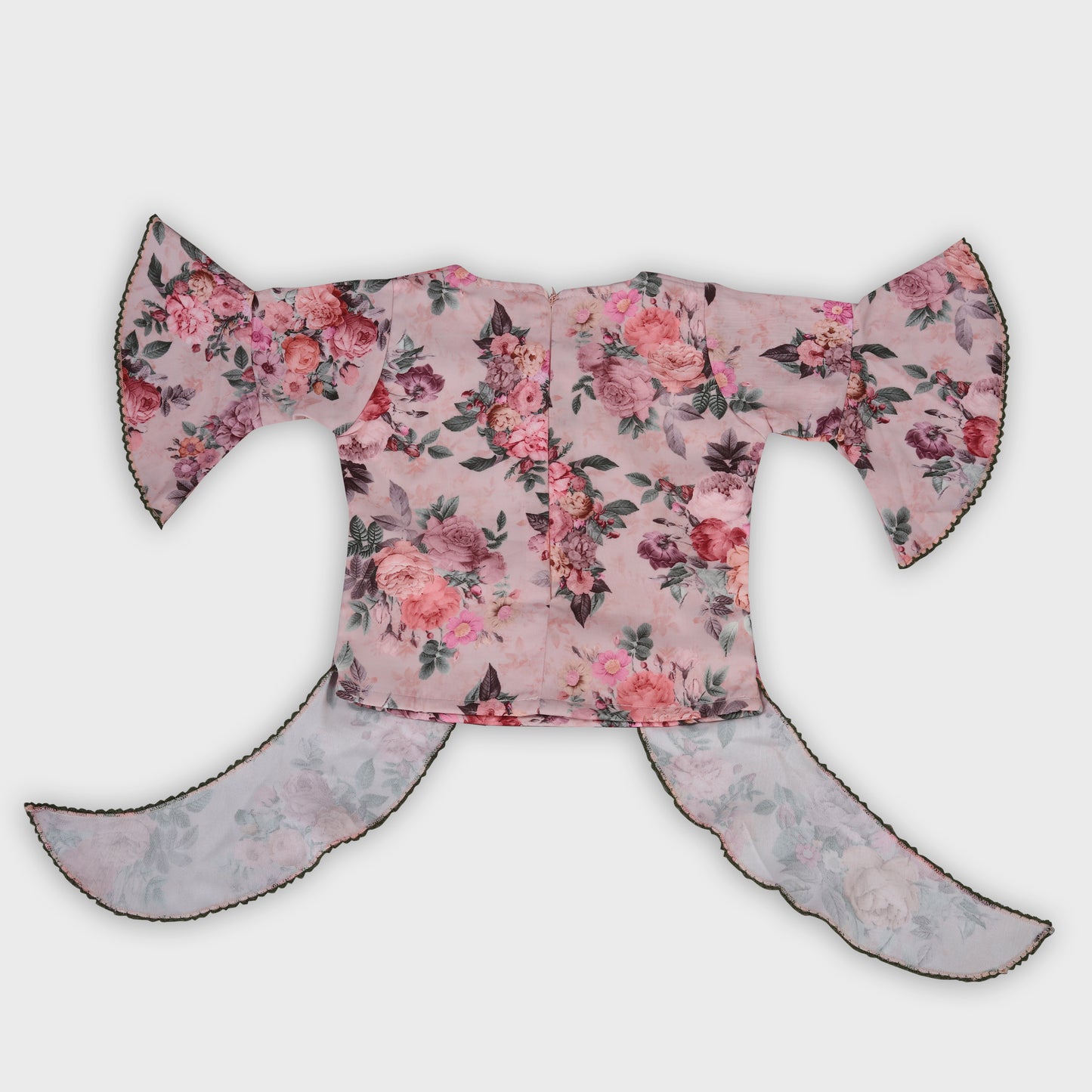 Girls Pink Skirt Set - 2683