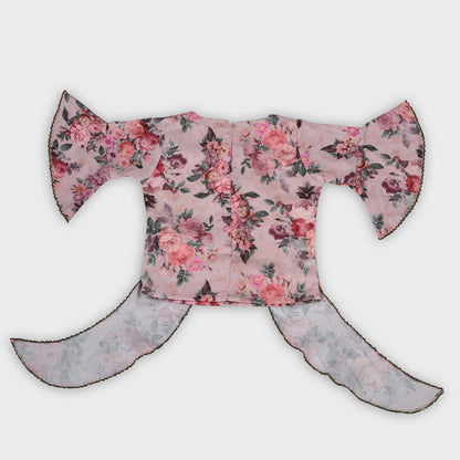 Girls Pink Skirt Set - 2683