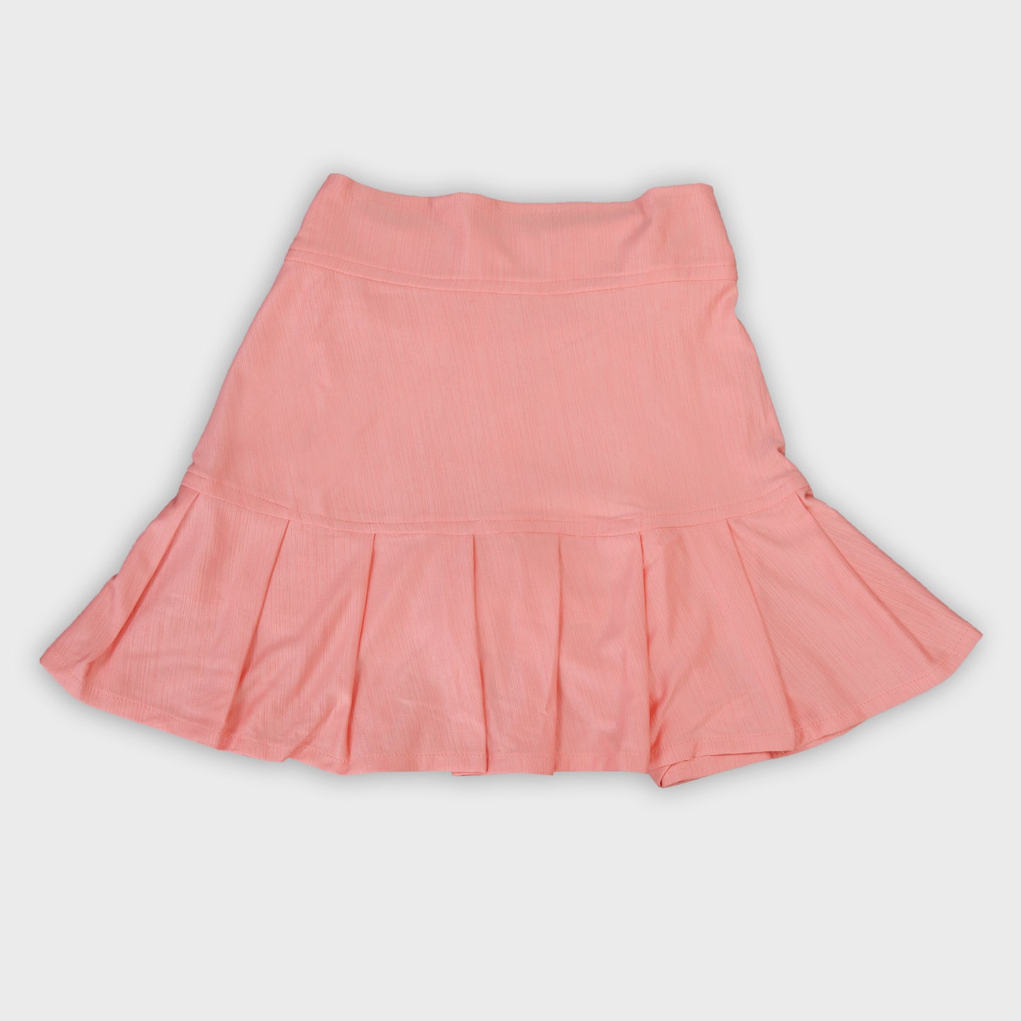 Girls Peach Skirt Set - 2683