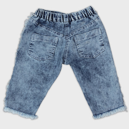 Girls Multicolor Capri Set - 2735