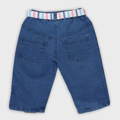 Girls Blue Capri Set - 2713