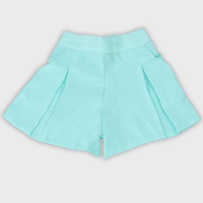 Girls Green Shorts Set  - 2649