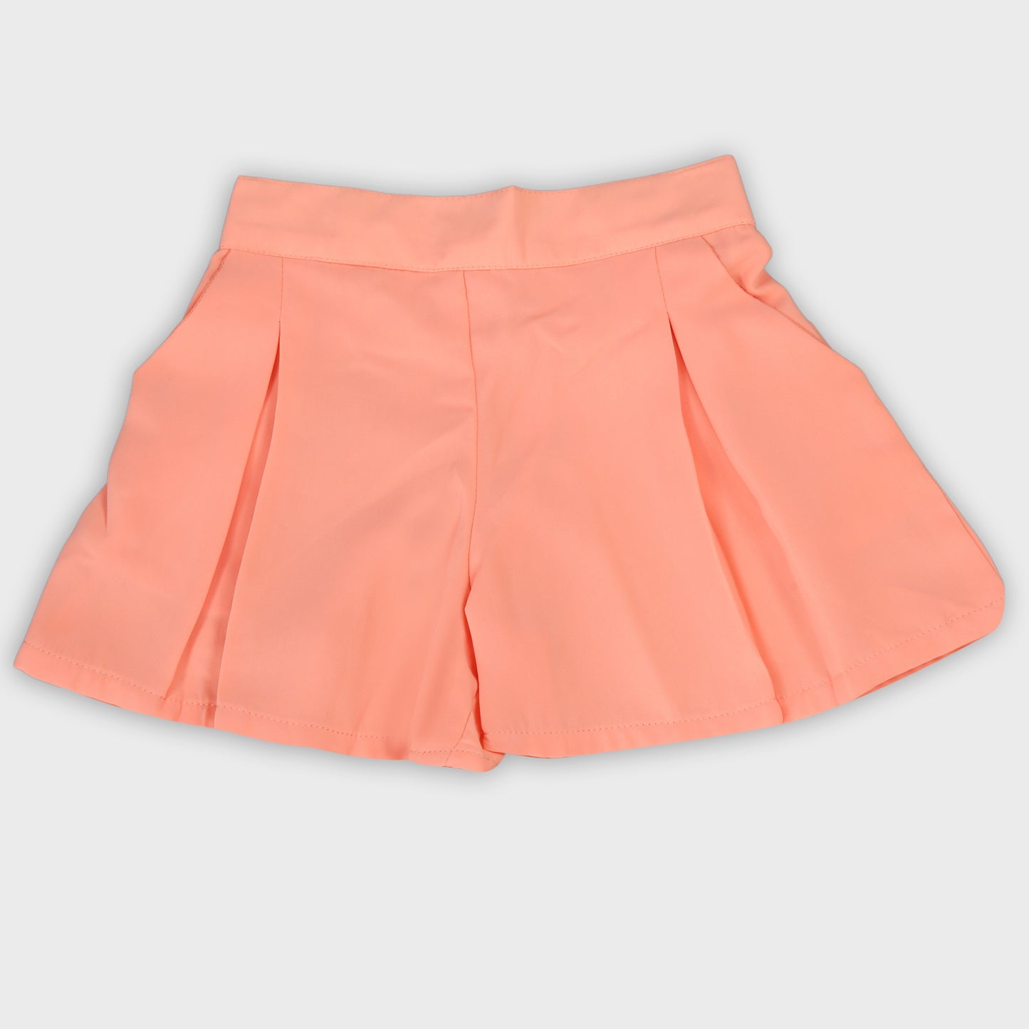 Girls Peach Shorts Set  - 2649