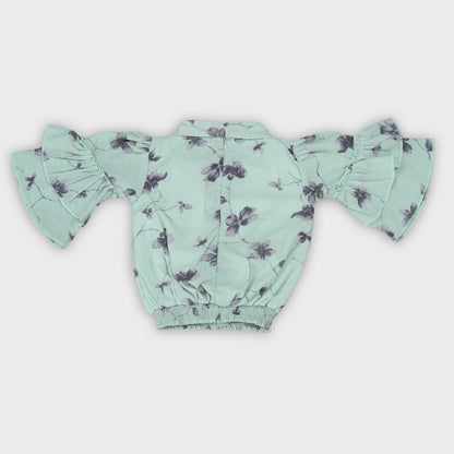 Girls Capri Set - GREEN  2733