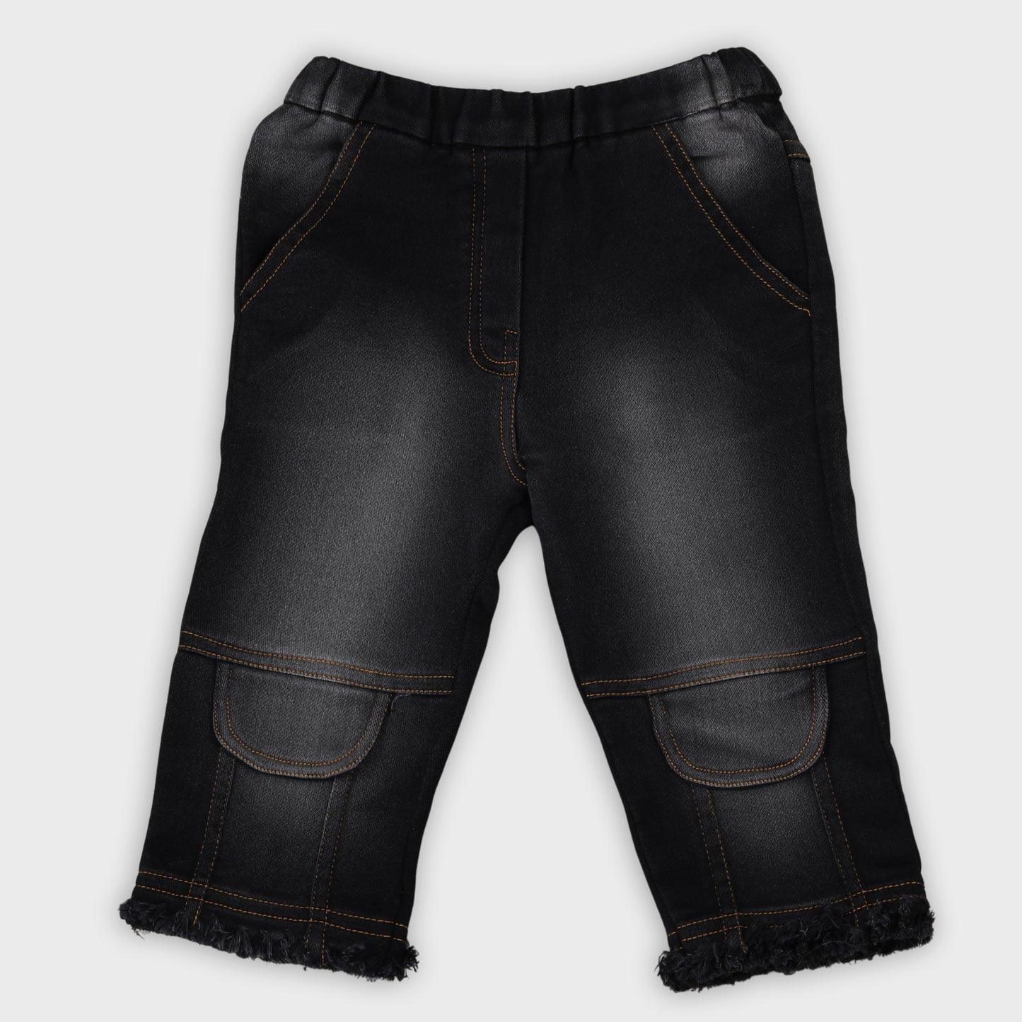 Girls Capri Set With Heart Print Top - BLUE 2742