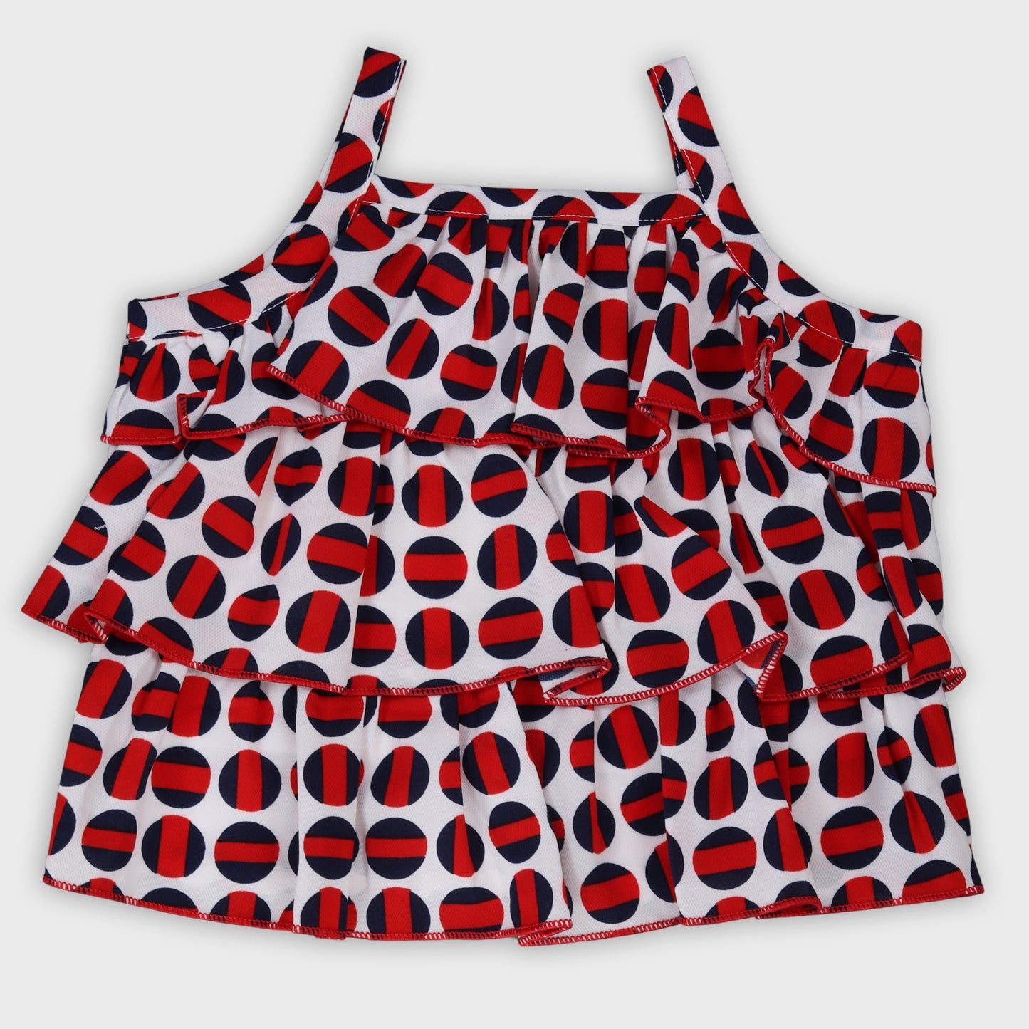 Girls Capri Set - Red 2669