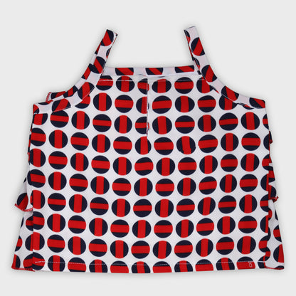 Girls Capri Set - Red 2669