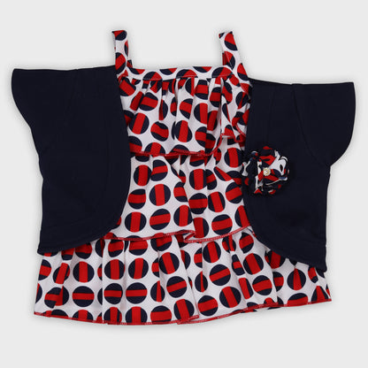 Girls Capri Set - Red 2669