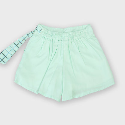 Girls Shorts Set - GREEN  2686