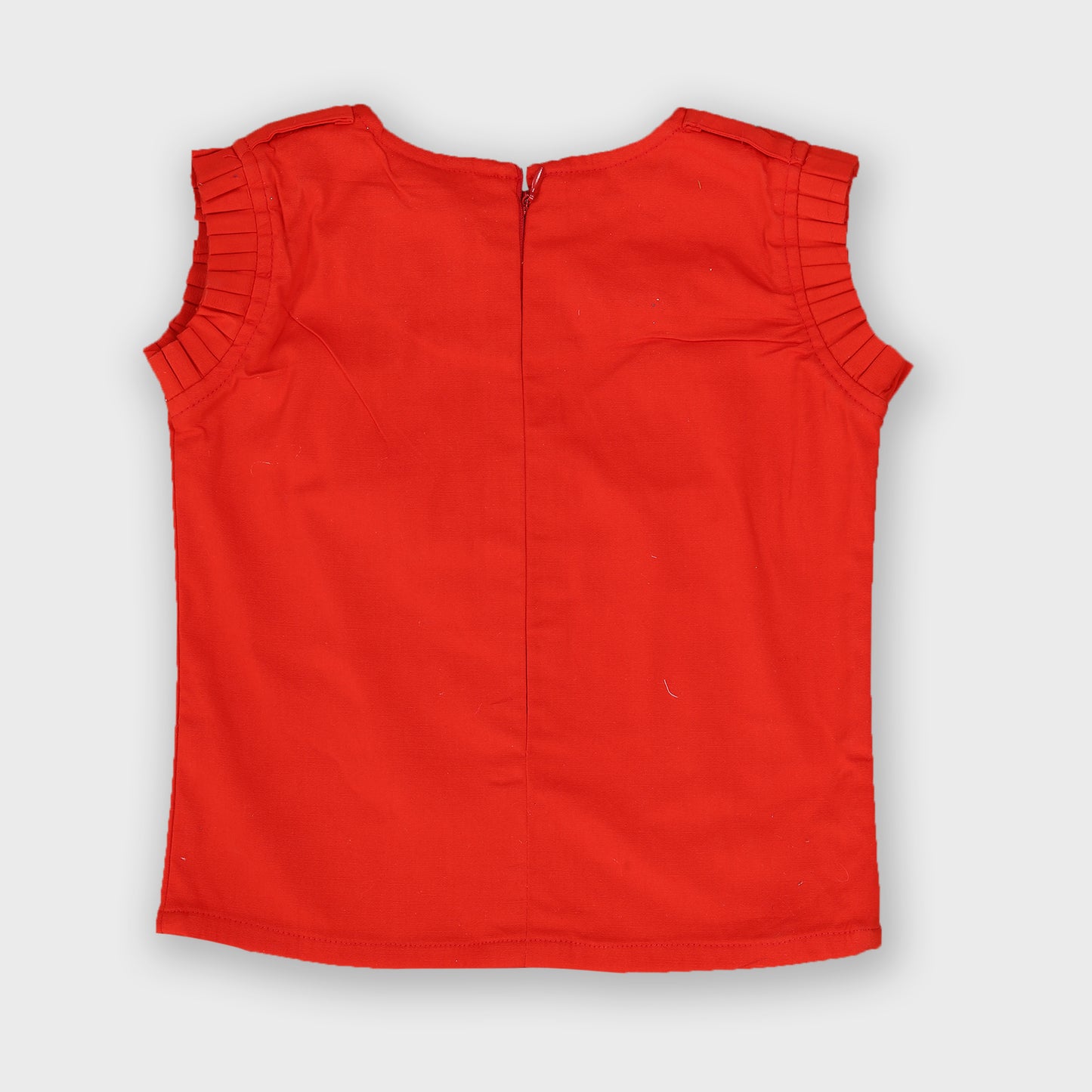 Girls Dungree Set - RED 2689