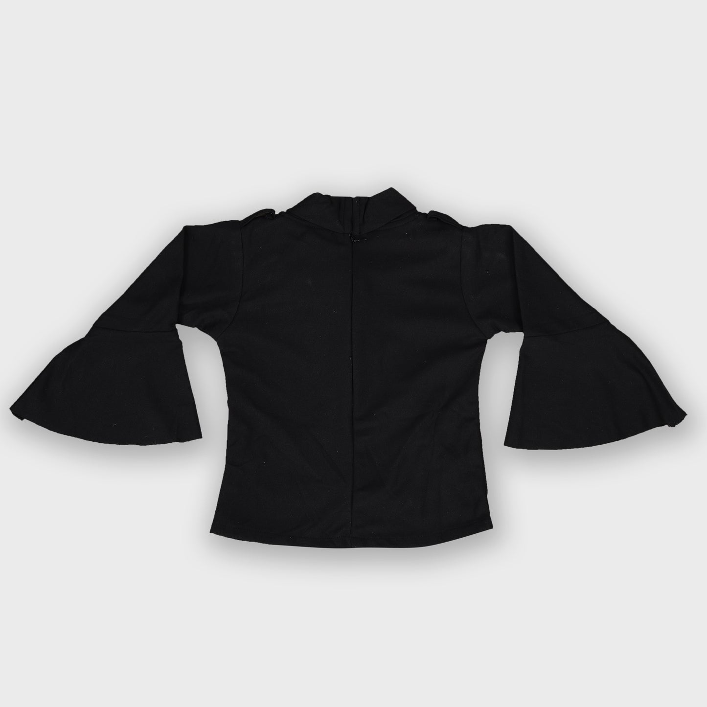 Girls Black Dungree Set - 2234