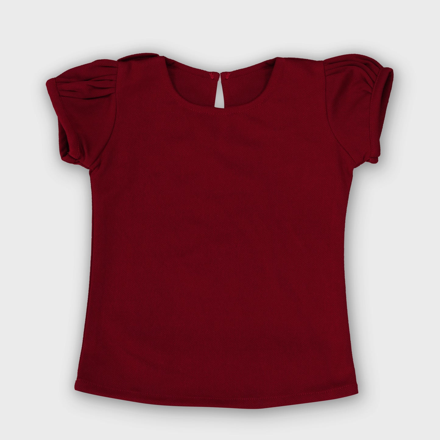 Girls Dungree Set - MAROON 2738