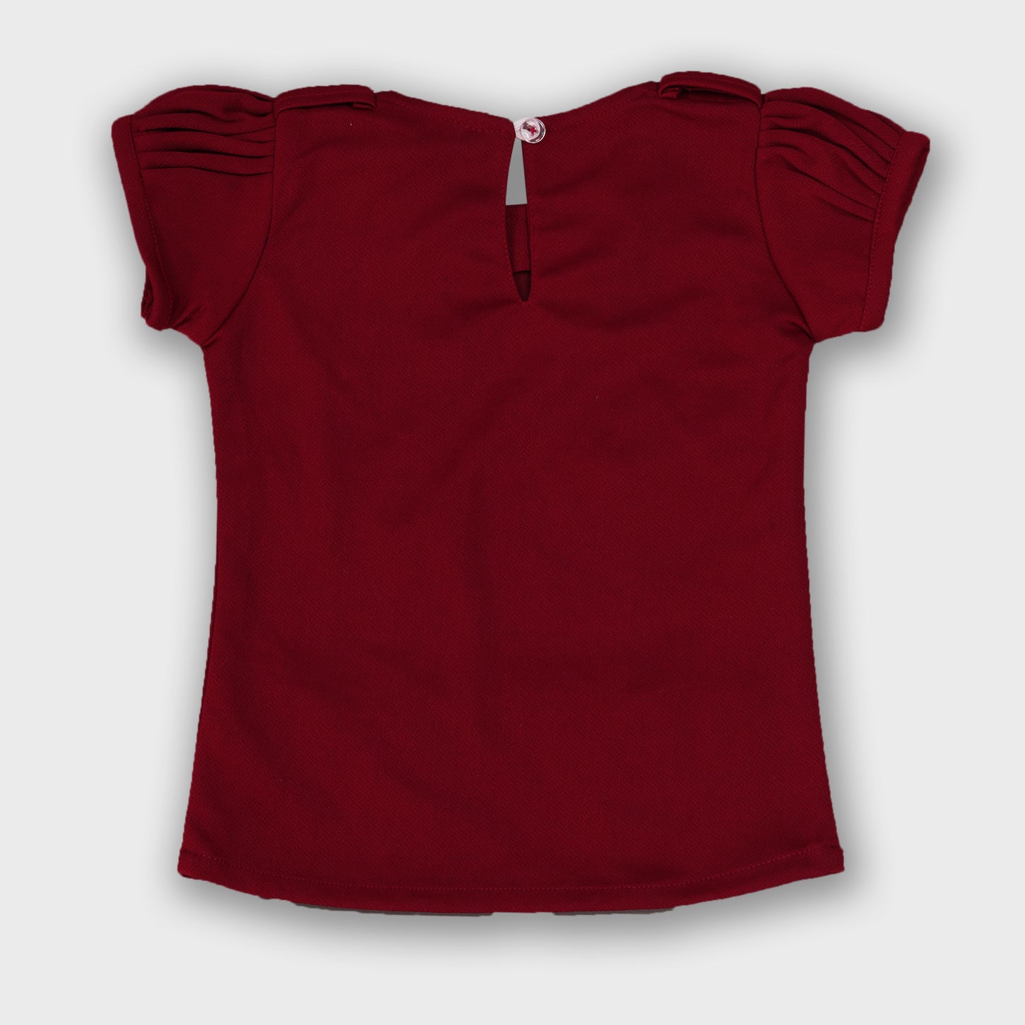 Girls Dungree Set - MAROON 2738