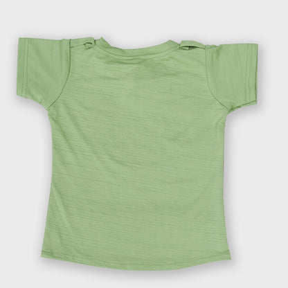 Girls  Dungree Set -  GREEN 2741