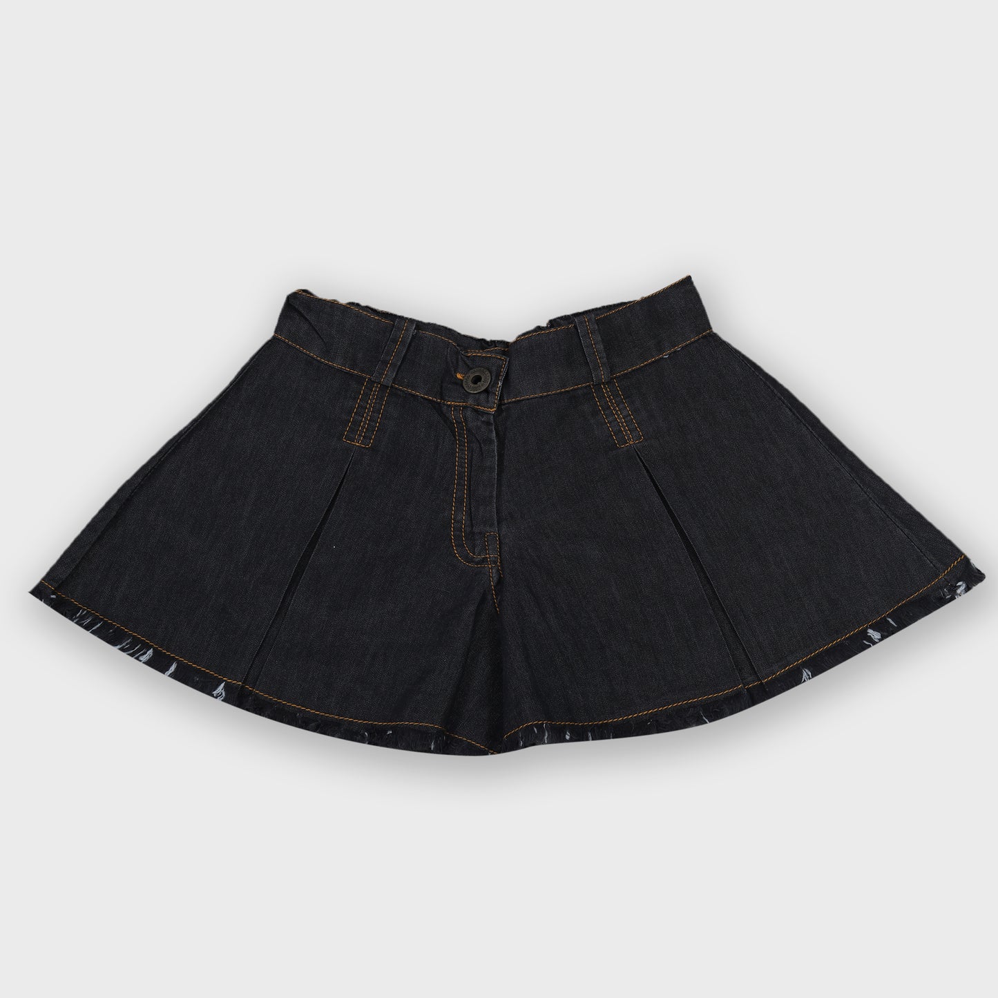 Girls Shorts Set - MUSTARD 2623-A