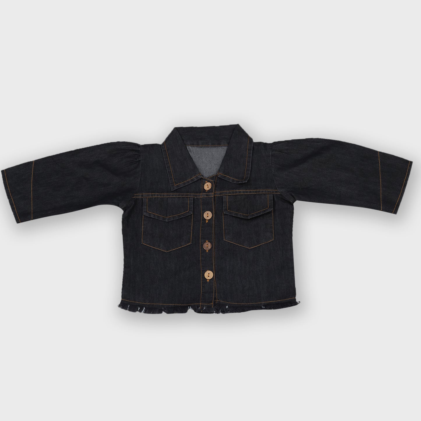 Girls Shorts Set - MUSTARD 2623-A