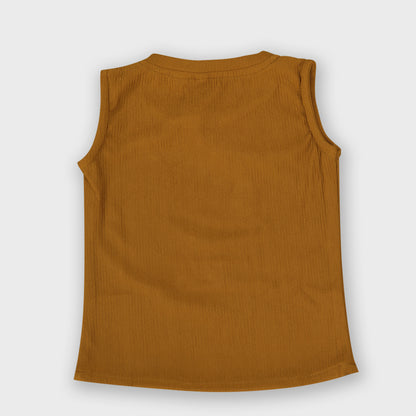 Girls Shorts Set - MUSTARD 2623-A