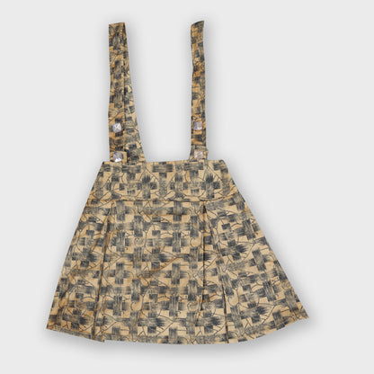 Girls Dungree Set - BLUE  2673