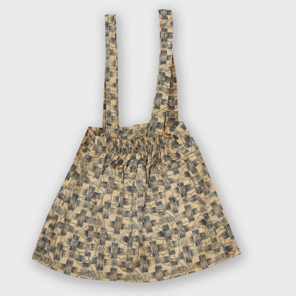 Girls Dungree Set - BLUE  2673