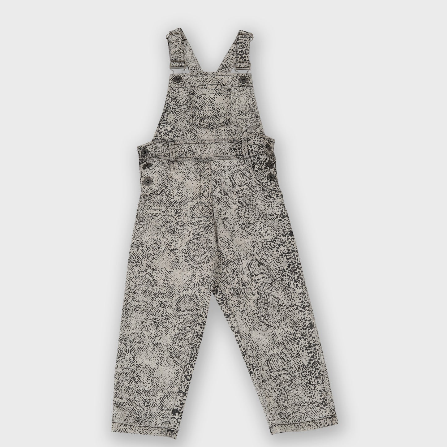 Girls Grey Dungree Set - 2639 A