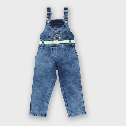 Girls  Dungree Set -  GREEN 2741