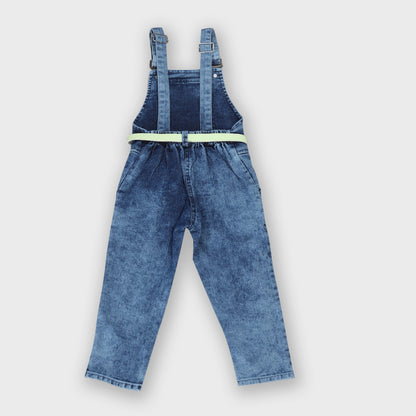 Girls  Dungree Set -  GREEN 2741