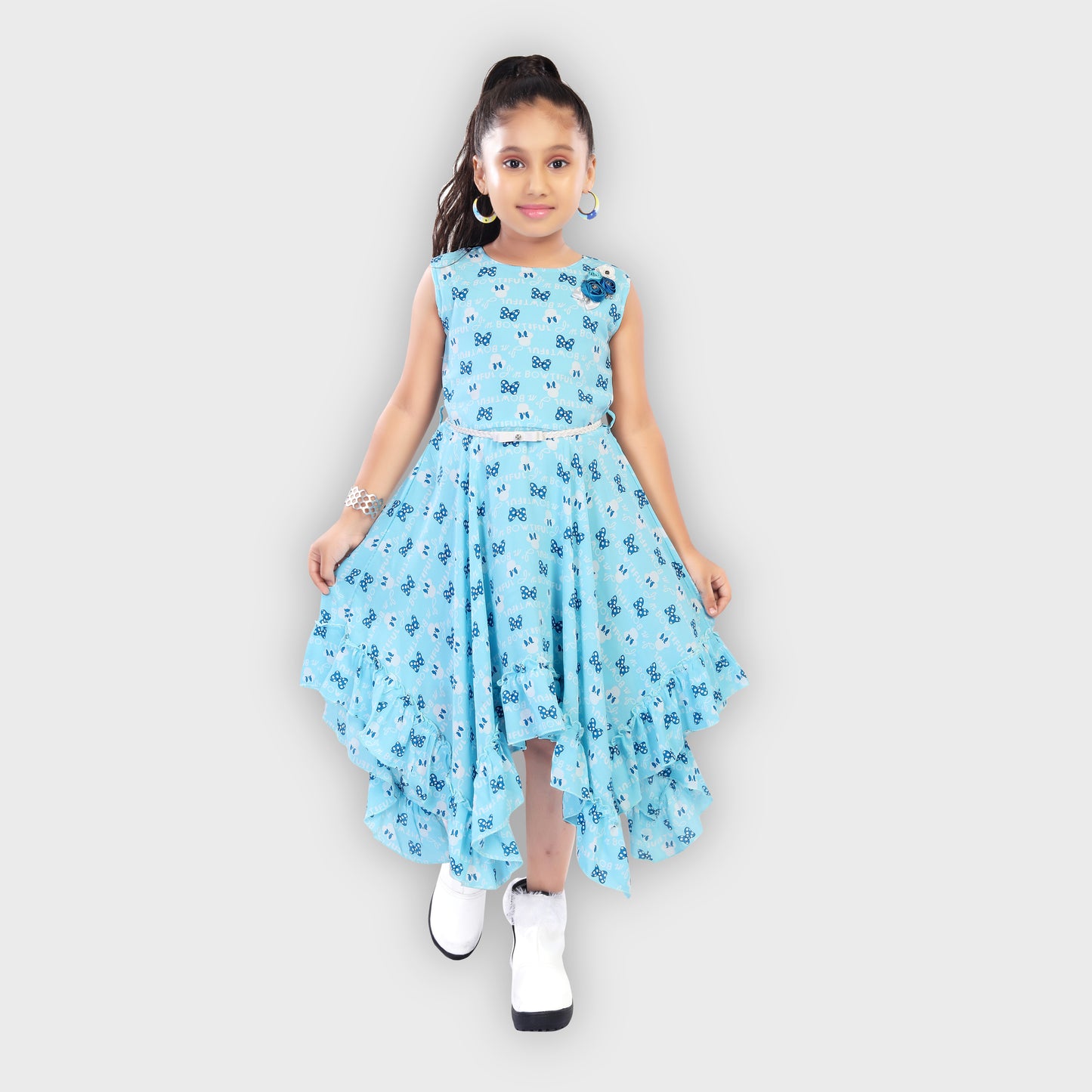 Girls Blue Dress - 2219